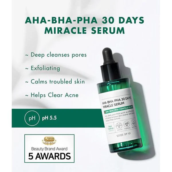 SOME BY MI  AHA-BHA-PHA 30 Days Miracle Serum Ορός προσώπου, 50 ml