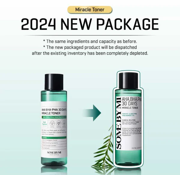 SOME BY MI  AHA-BHA-PHA 30 Days Miracle Toner Τονωτική Λοσιόν, 150 ml